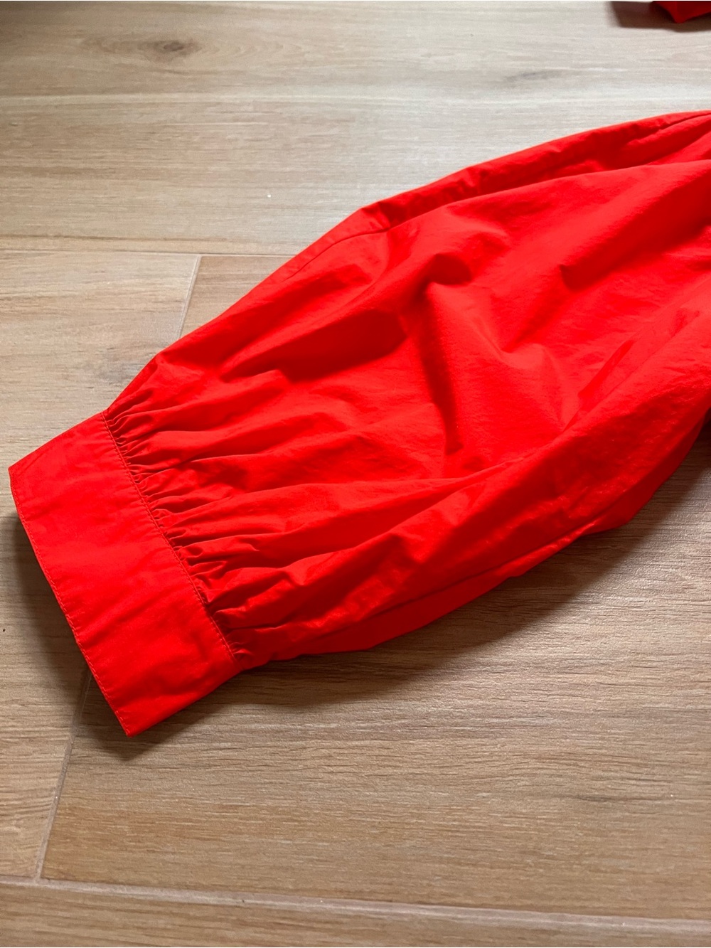 COS Bright Red Midi Dress with Tie Waist - Picture 7 of 11
